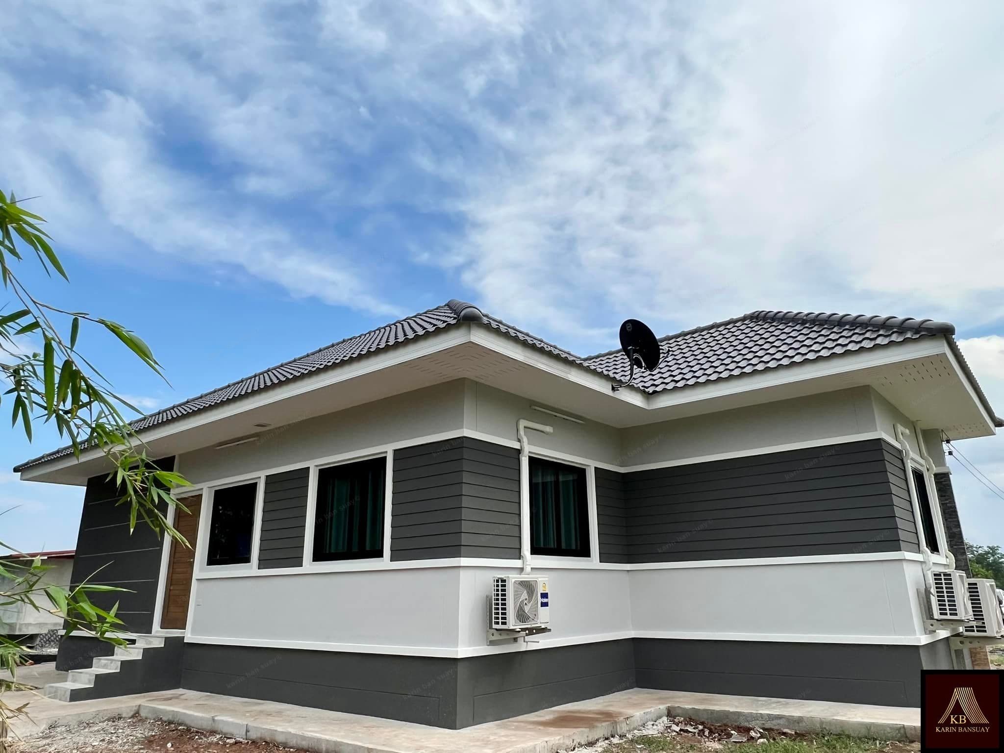 บ้านสไตล์ โมเดิร์น คอนเทมโพรารี่ Modern Contemporary แบบที่ 2 - ภาพบรรยากาศโครงการที่ 2 รับสร้างบ้านอุดร