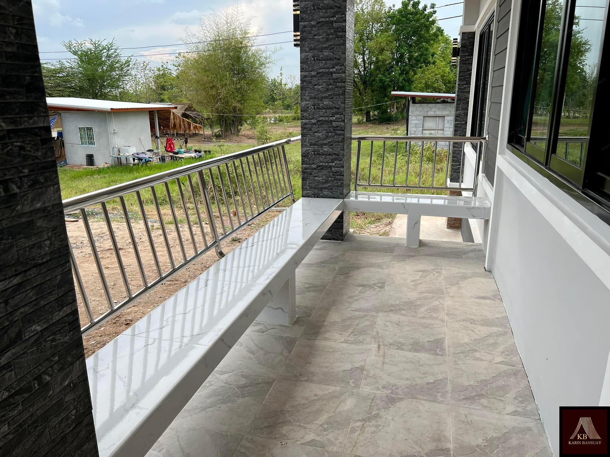 บ้านสไตล์ โมเดิร์น คอนเทมโพรารี่ Modern Contemporary แบบที่ 2 - ภาพบรรยากาศโครงการที่ 4 รับสร้างบ้านอุดร