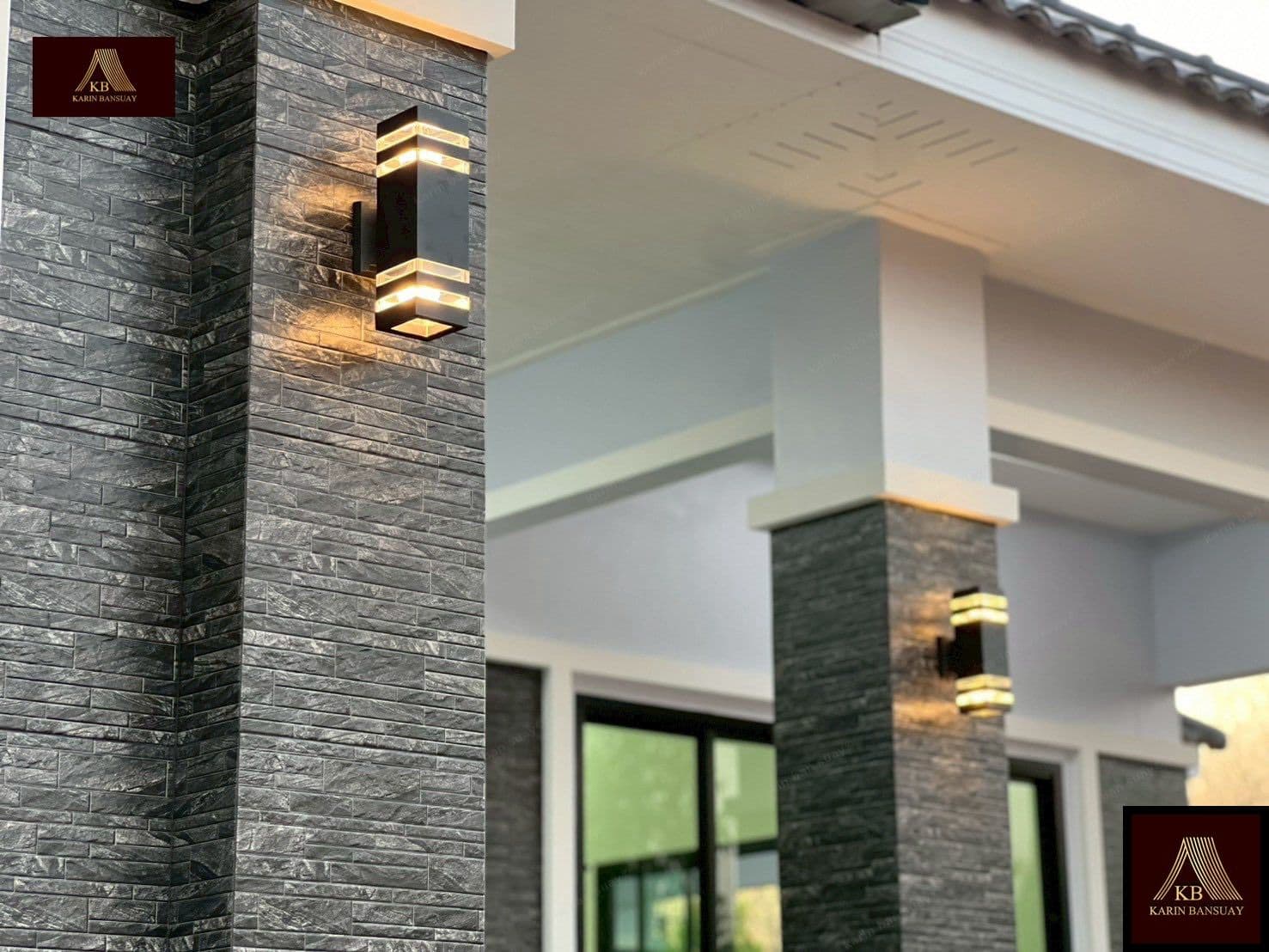 บ้านสไตล์โมเดิร์น คอนเทมโพรารี่ (Modern Contemporary) แบบที่ 4 - ภาพบรรยากาศโครงการที่ 1 รับสร้างบ้านอุดร