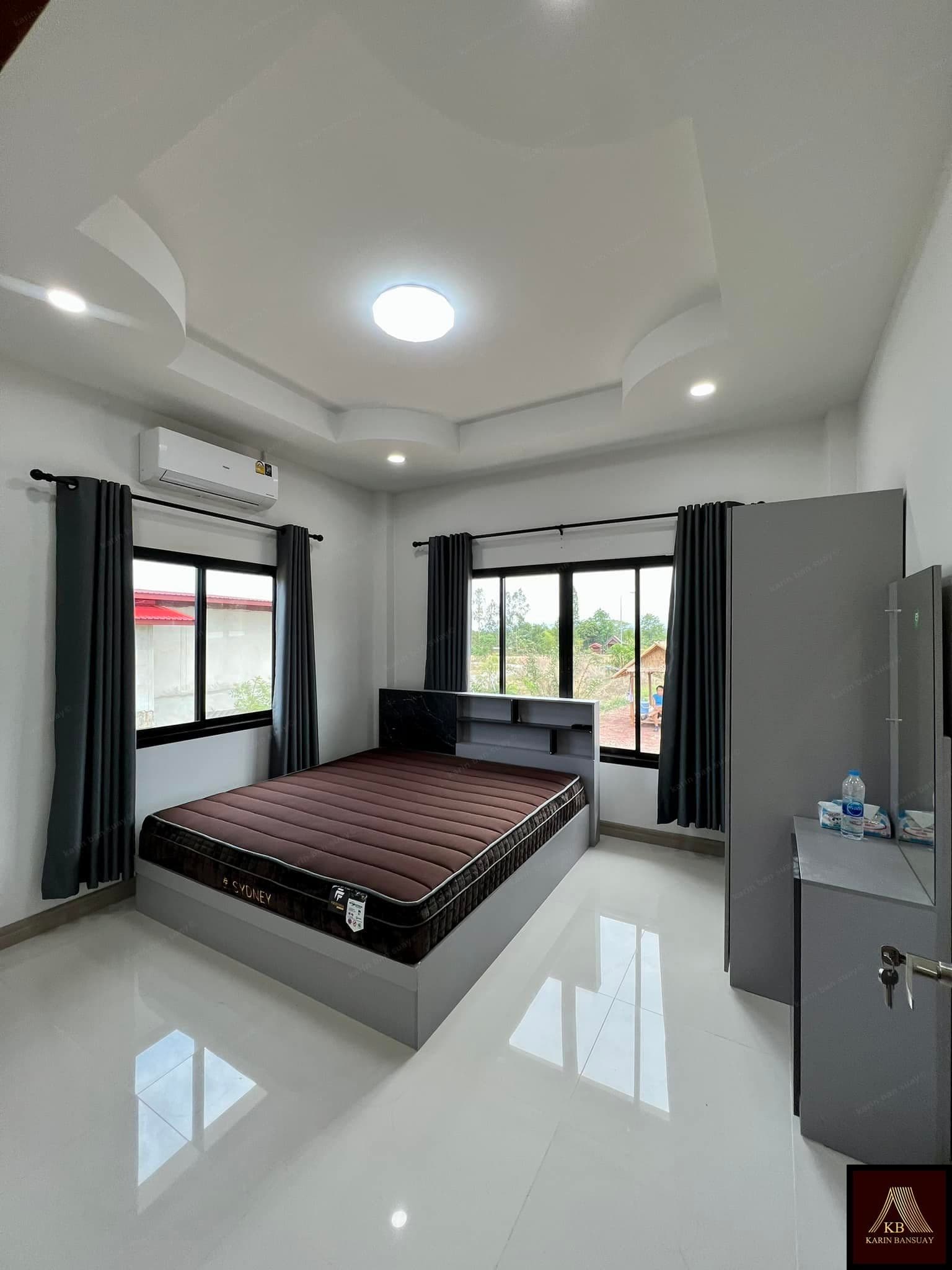 บ้านสไตล์ โมเดิร์น คอนเทมโพรารี่ Modern Contemporary แบบที่ 2 - ภาพบรรยากาศโครงการที่ 5 รับสร้างบ้านอุดร