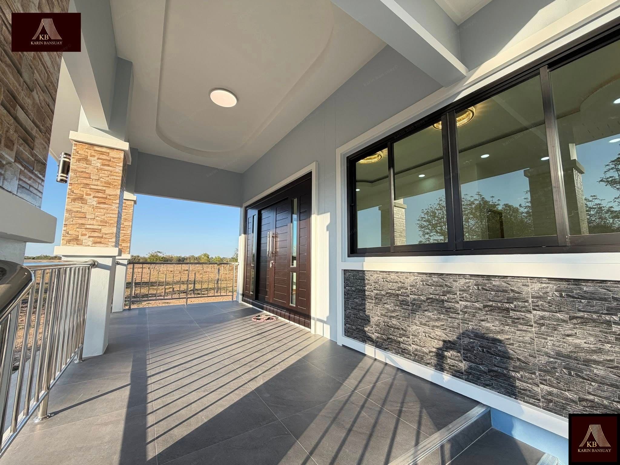 บ้านพักอาศัยชั้นเดียว สไตล์ร่วมสมัย (Contemporary) - ภาพบรรยากาศโครงการที่ 4 รับสร้างบ้านอุดร