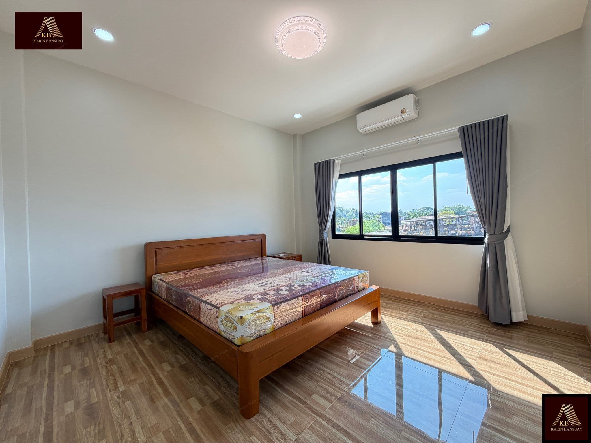 บ้านพักอาศัยชั้นเดียว สไตล์ร่วมสมัย (Contemporary) - ภาพบรรยากาศโครงการที่ 8 รับสร้างบ้านอุดร