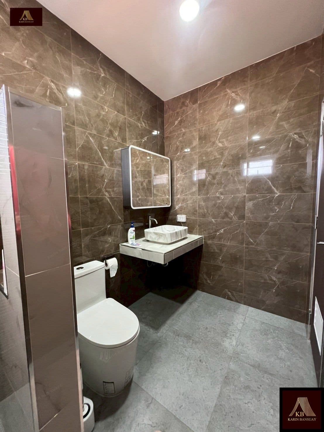 บ้านพักอาศัยชั้นเดียว สไตล์โมเดิร์น คอนเทมโพรารี่ (Modern Contemporary) - ภาพบรรยากาศโครงการที่ 10 รับสร้างบ้านอุดร