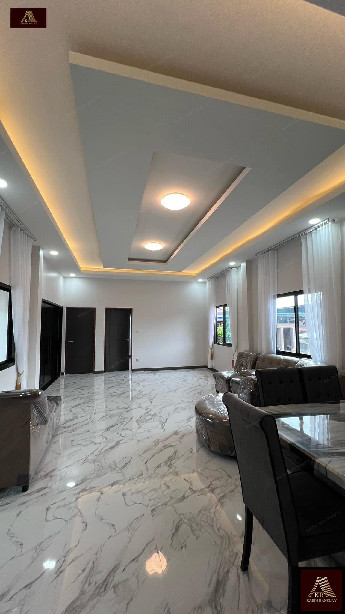 บ้านสไตล์โมเดิร์น คอนเทมโพรารี่ Modern Contemporary แบบที่ 3 - ภาพบรรยากาศโครงการที่ 7 รับสร้างบ้านอุดร