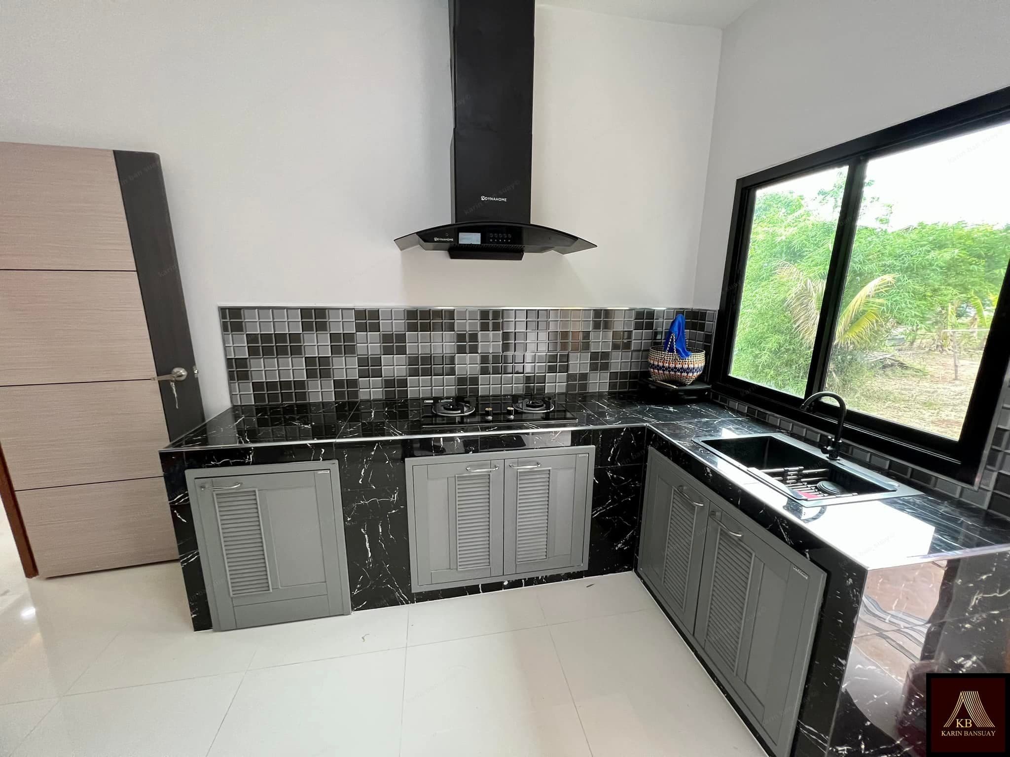 บ้านสไตล์ โมเดิร์น คอนเทมโพรารี่ Modern Contemporary แบบที่ 2 - ภาพบรรยากาศโครงการที่ 10 รับสร้างบ้านอุดร