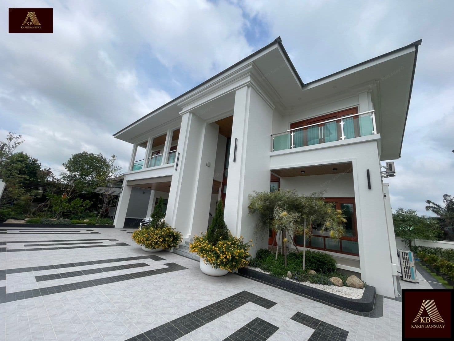 บ้านสไตล์คอนเทมโพรารี่ Contemporary แบบที่ 1 - ภาพบรรยากาศโครงการที่ 6 รับสร้างบ้านอุดร